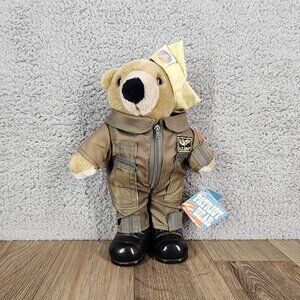 Patriot Bear Plush Military Stuffed‎ Animal Toy 1994 12" Tall By C.J. Wind Inc